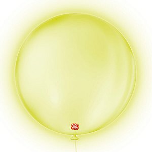 BALAO 5 NEON AMARELO C/25 UNIDADES