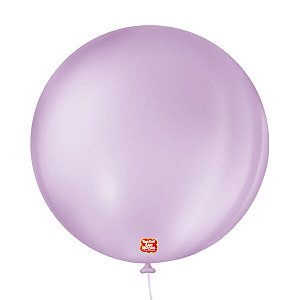BALAO LISO 5 REDONDO LILAS BABY C/50 UND