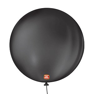 BALAO LISO 5 REDONDO PRETO EBANO C/50 UND