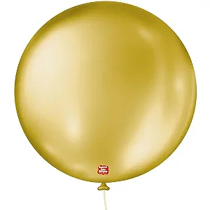 BALAO 5 CINTILNTE DOURADO REDONDO C/25 UND