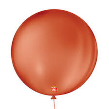 BALAO LISO 5 REDONDO TERRACOTA C/50 UND