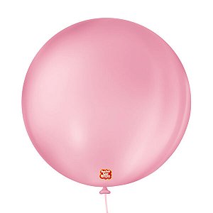 BALAO LISO 5 REDONDO ROSA TUTTI FRUTTI C/50 UND