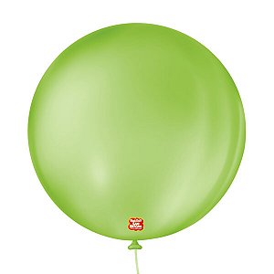 BALAO LISO 5 REDONDO VERDE LIMA C/50 UNIDADES