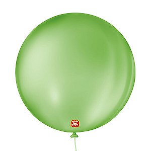 BALAO LISO 5 REDONDO VERDE MACA C/50 UNIDADES