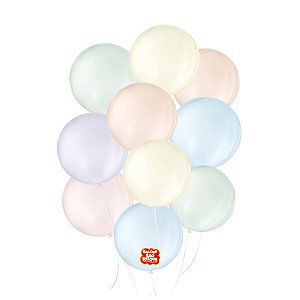 BALAO 5 CANDY COLORS SORTIDO C/25 UNIDADES