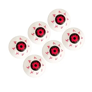 ENFEITE DIA DAS BRUXAS MODELO OLHO HALLOWEEN C/6 UND