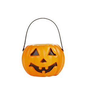 BALDE ABOBORA HALLOWEEN PEQUENO LARANJA UNIDADE