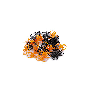 ENFEITE HALLOWEEN ARANHAS PACOTE C/30 UNIDADES