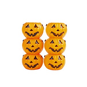 BALDINHO ABOBORA HALLOWEEN C/6 UNIDADES
