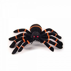 ARANHA HALLOWEEN C/LISTRA LARANJA TAM. APROX. 30X12X4,5 C
