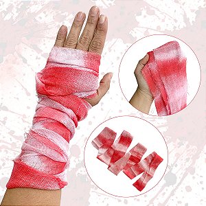 BANDAGENS DE SANGUE HALLOWEEN 10X10CM