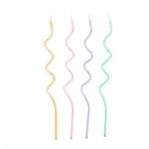 VELA ESPIRAL CANDY COLORS C/4 UND