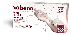 LUVA VINIL GG SEM PO PROTECAO INDUSTRIAL C/100 UND