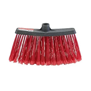 VASSOURA FIT VERMELHO SEM CABO UNIDADE