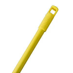 CABO DE VASSOURAS METALICO AMARELO UNIDADE