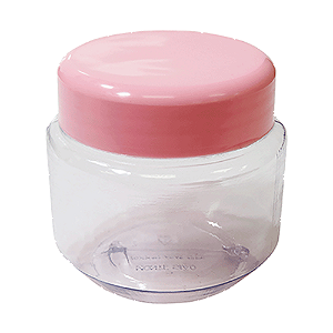 POTE JUJUBA COM TAMPA ROSA BEBE 120ML C/6 UND
