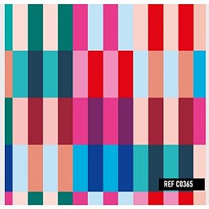 BOBINA DE PRESENTE 40CM LISTRA COLORIDA REF 365