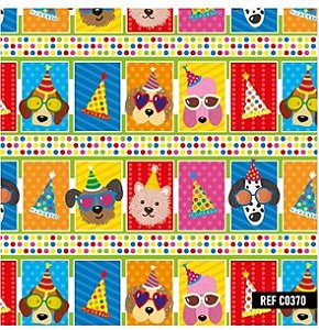 BOBINA DE PRESENTE 40CM NIVER CACHORRO REF 370