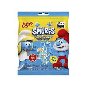 PIRULITO SMURFS TUTTI FRUTTI 480G