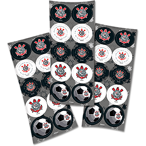 ADESIVO CORINTHIANS C/30 UND