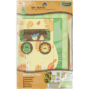 KIT FESTA DINO BABY C/62 PEÇAS