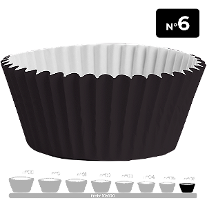 FORMINHA N.6 PRETA C/100 UND