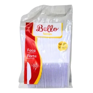FACA LINHA FORTE BRANCA BELLO FESTAS C/50 UND