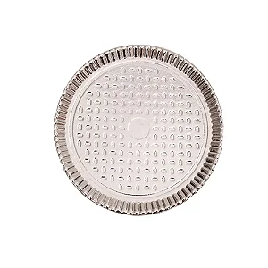 PRATO ALUMINIZADO LAMINADO PRATA N3 22,5CM