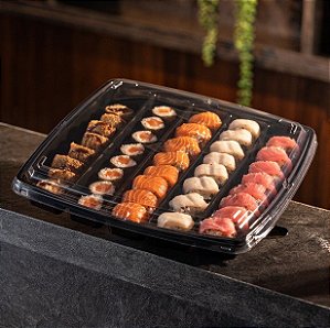 GO902 ORIENTAL PRETA 5 DIVISOES C/20 UND