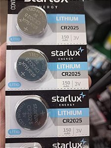 BATERIA LITHIUM CR2025 3V STARLUX ENERGY UND
