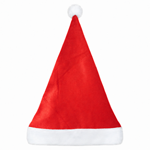 TOUCA GORRO PAPAI NOEL VERMELHA 29X41CM UNIDADE