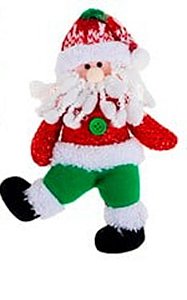 ENFEITE BONECO PAPAI NOEL 23CM