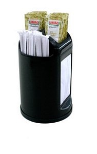 PORTA GUARDANAPO TRI-COMPACT PRETO