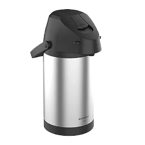 GARRAFA TERMICA EXCELENCE 4 LITROS INOX/PRETO