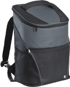 MOCHILA TERMICA TROPICAL 18 LITROS PRETO/CINZA