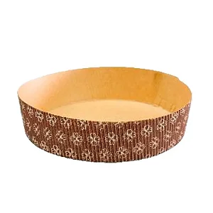 FORMA PARA BOLO REDONDA DECORADA 500G C/5 UND