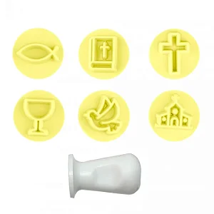 KIT CARIMBOS BATIZADO AMARELO