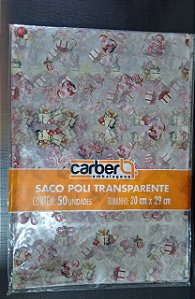 SACO PRESENTE TRANSP MEMORIES NATAL 20X29 C/50 UND