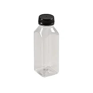 GARRAFA PET 500ML QUADRADA PAC C/10 UND