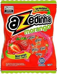 BALA AZEDINHA MASTIGAVEL MORANGO 500GR
