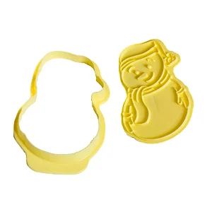 CORTADOR COM CARIMBO BONECO DE NEVE