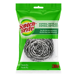 ESPONJA ALUMINIO ACO INOX SCOTCH-BRITE 20GR