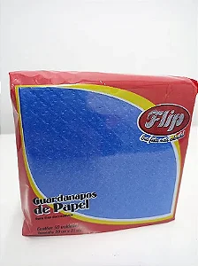 GUARDANAPO 20X21 AZUL ESCURO C/50 UND