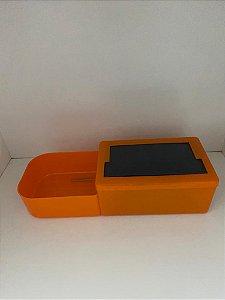GALHETEIRO PORTA GUARDANAPO E CODIMENTOS LARANJA
