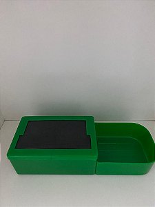 GALHETEIRO C/PORTA GUARDANAPO VERDE