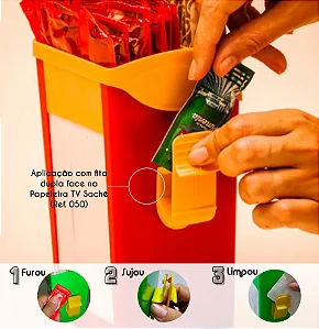 FURA SACHE COM 12 UNIDADES