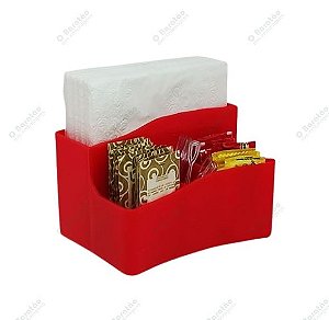 PORTA GUARDANAPO MULTI VERMELHO