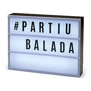 LUMINARIA LETREIRO DE CINEMA