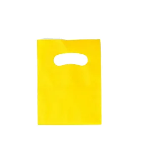 SACOLA 16X20 AMARELA ALÇA VAZADA C/50 UND