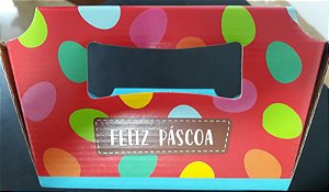 CESTA DE PASCOA CHOCOMUNDO MG 27X18,5X9,5CM UND